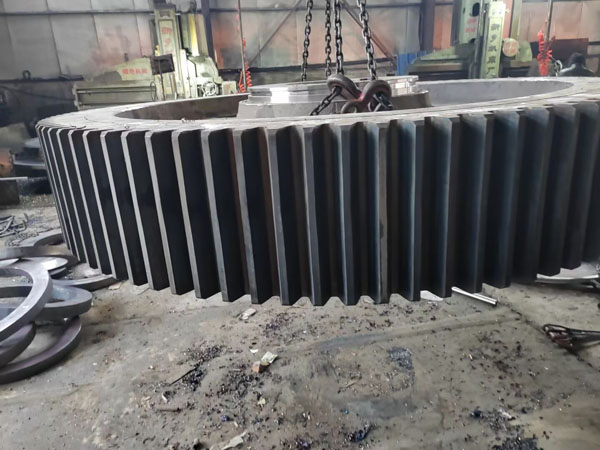 超大齒輪加工中